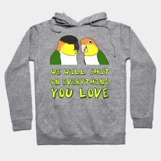 we will shit on everything you love - caique Hoodie